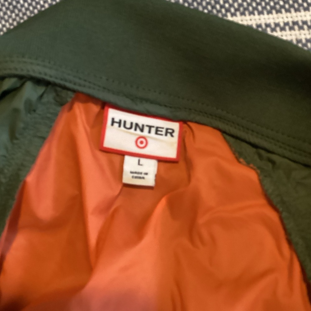 Hunter green Bomber rushed arm jacket - Picture 7 of 7